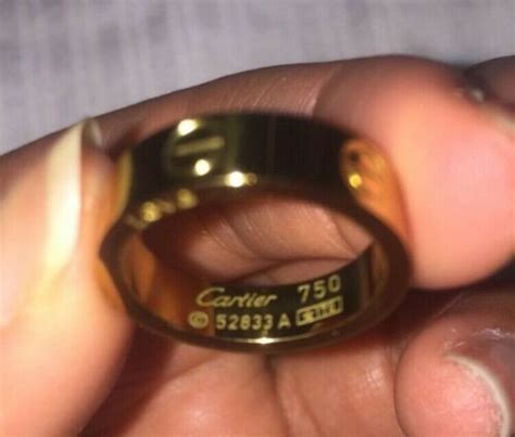 cartier 750 52833a|cartier 750 ring 52833a real or fake.